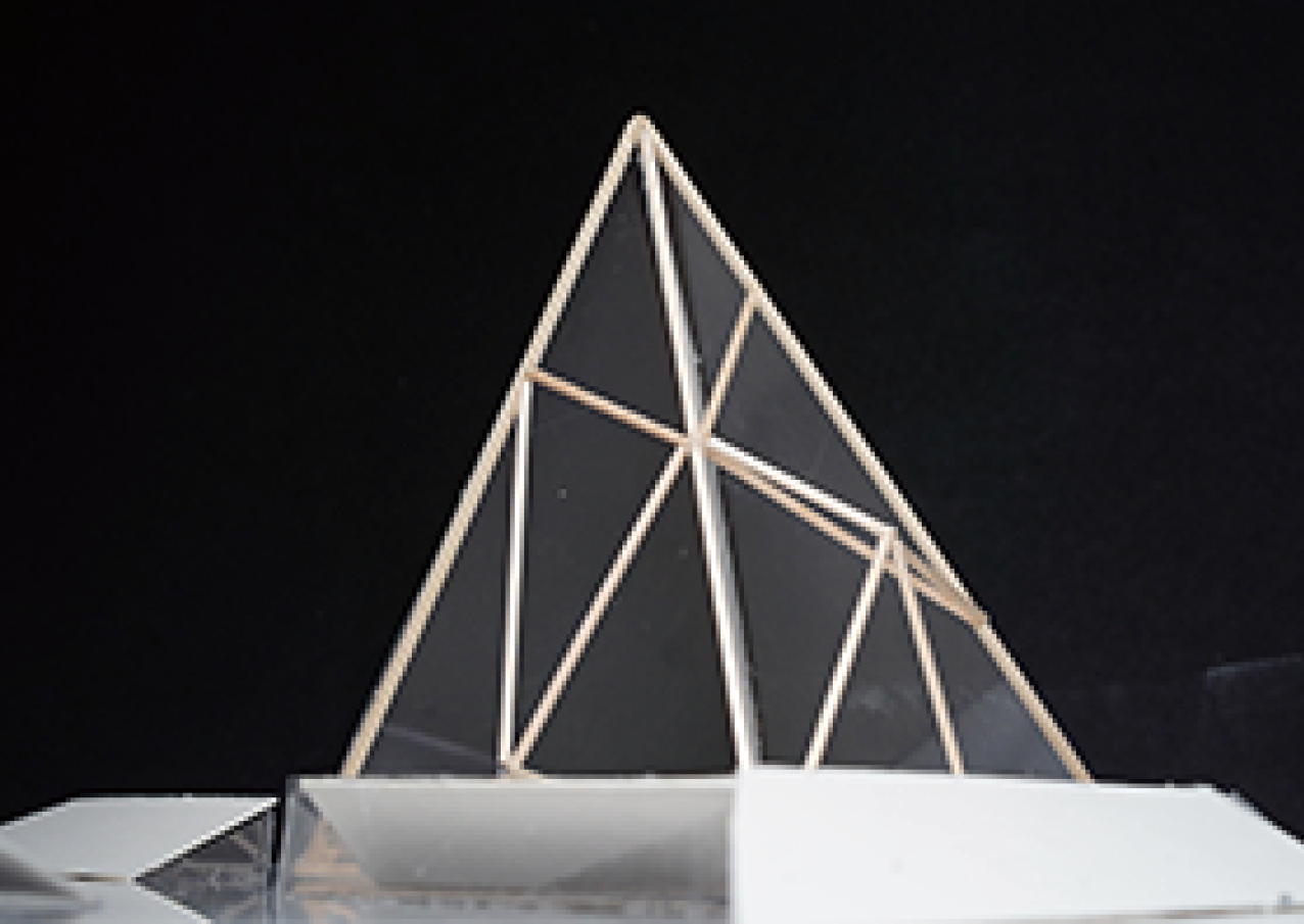 Model - glass triangle